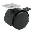Rodaja tipo yoyo 50mm con freno | Rueda | Fiero