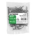 Bolsa Pija #8 x 1 1/4 negra multiusos con 100 pzas Tornillo | Fiero