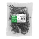 Bolsa Pija #8 x 3 negra multiusos con 100 pzas Tornillo | Fiero