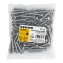 Bolsa Tornillo #1/4 x 1 1/2 Estufa galvanizado con 80 pzas | Fiero