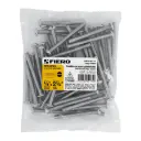 Bolsa Tornillo #1/4 x 2 1/2 Estufa galvanizado con 50 pzas | Fiero