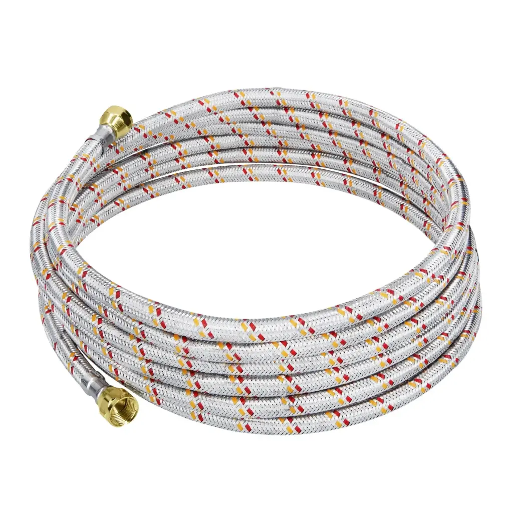 Manguera para gas, aluminio, 3/8" flare, 500 cm, FOSET BASIC