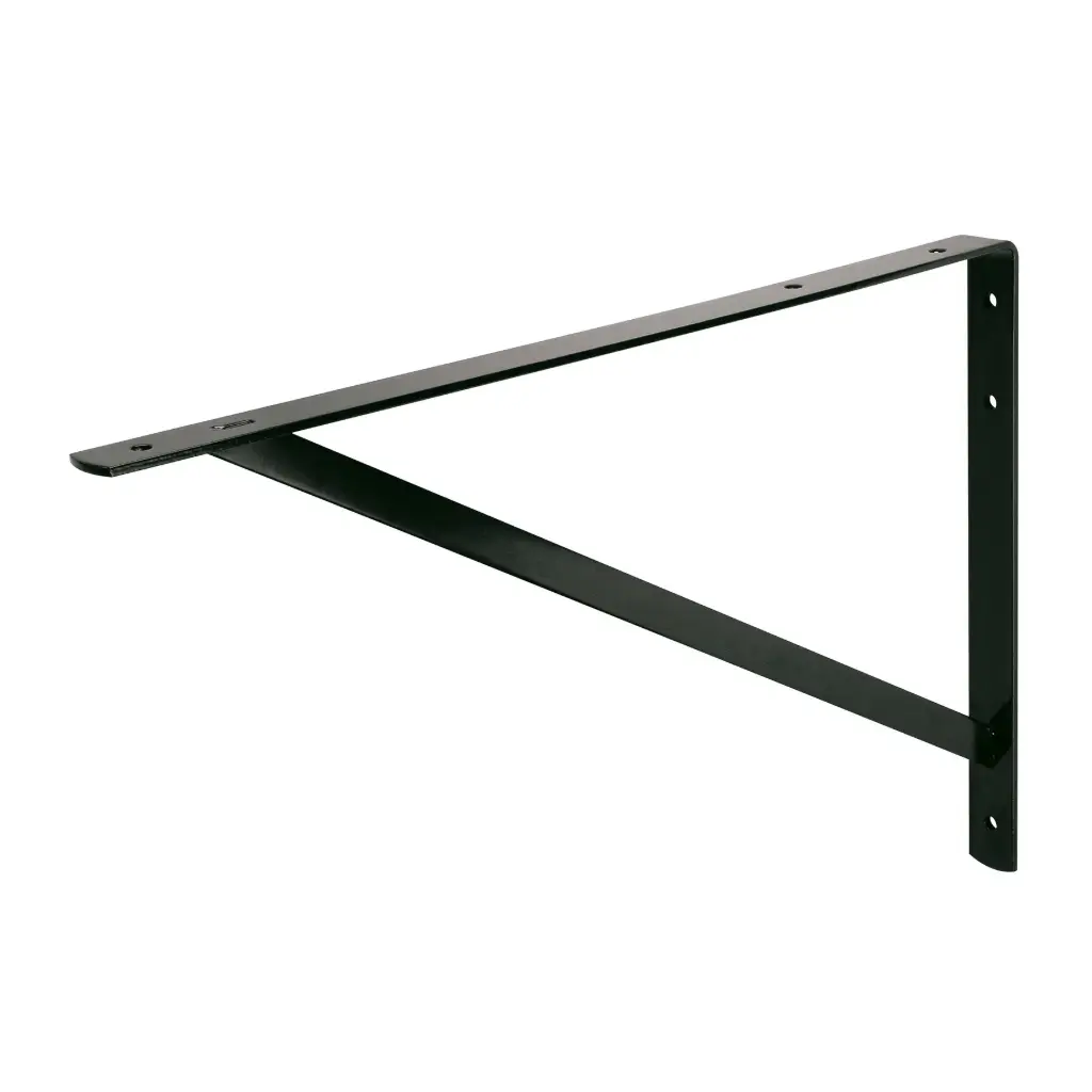 Ménsula de acero reforzada 13 x 20" Negro  | Fiero