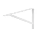 Ménsula de acero reforzada blanca 10 x 16" | Fiero