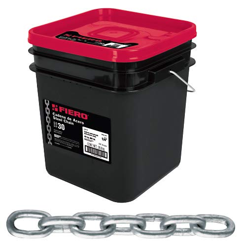 [44272] Cubeta cadena 5/16 galvanizada 27 kg 20 mtrs | Fiero