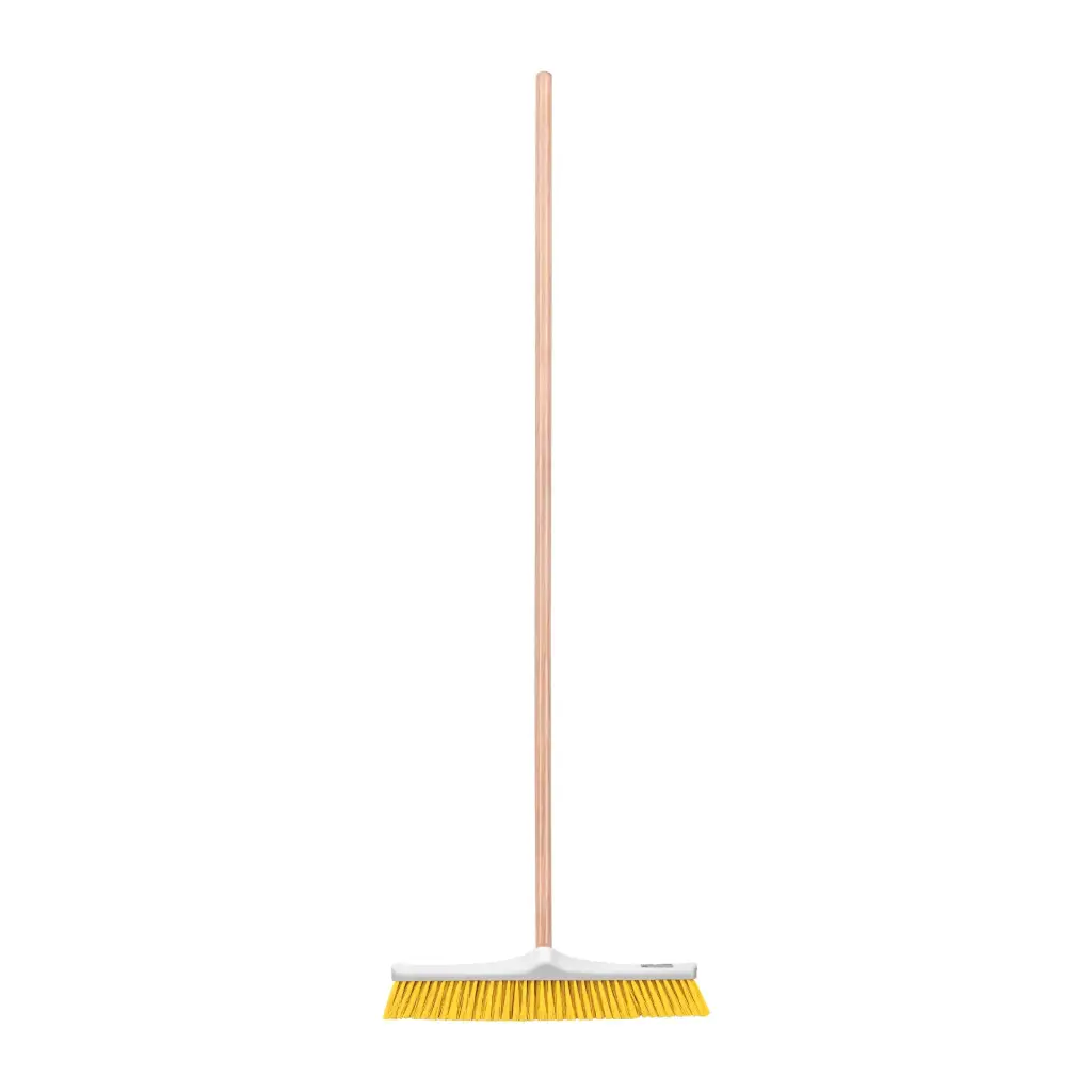 [57037] Cepillo industrial cerda suave de 60 cm con bastón de madera | Klintek