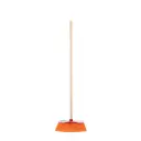 Escoba cerdas de PET extra suaves bastón de madera | Klintek