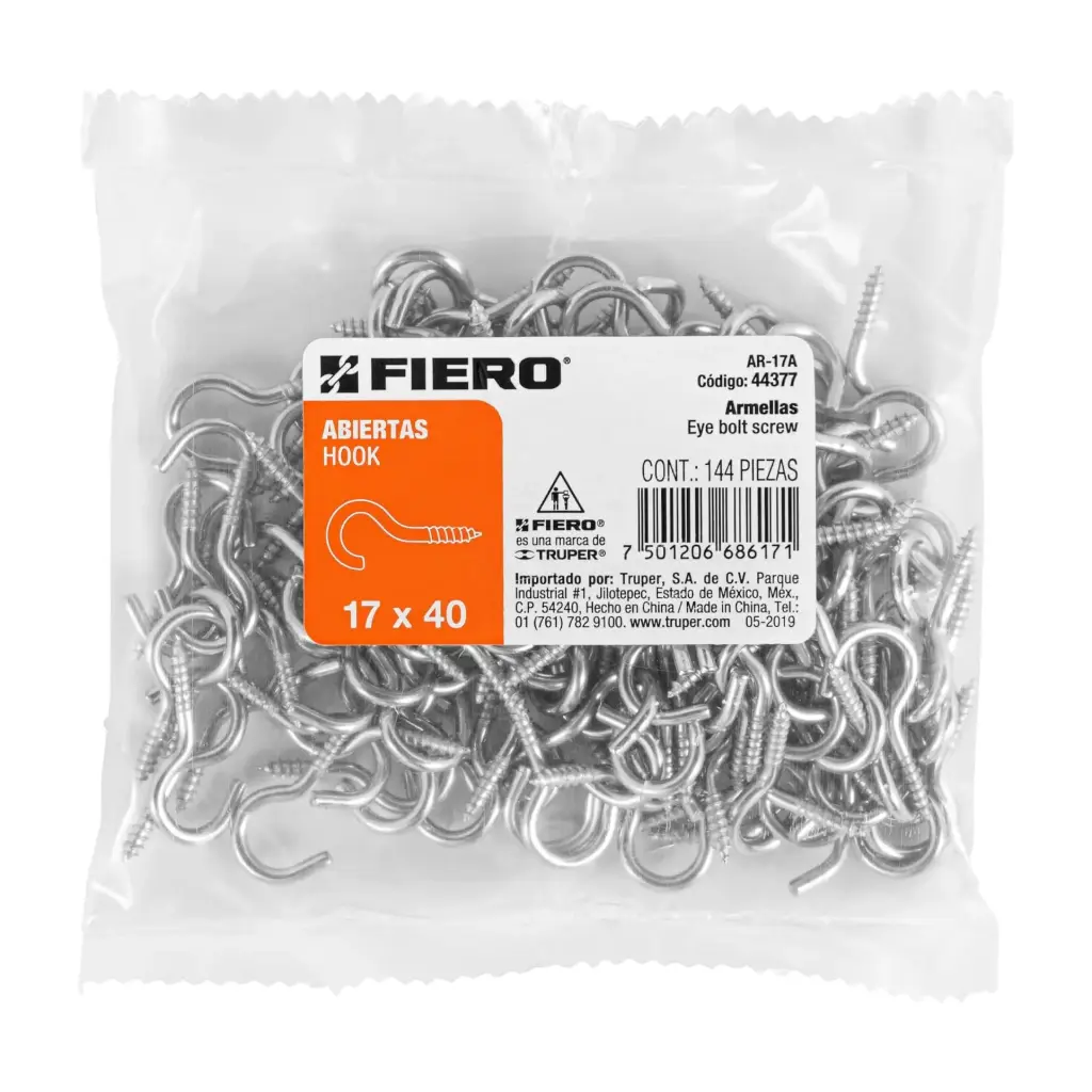 Bolsa armella abierta 17 x 40 con 144 pzas | Fiero