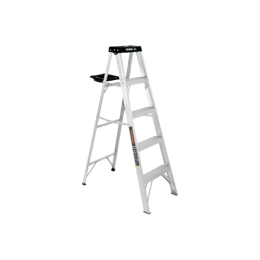 [16742] Escalera de tijera tipo III 4 escalones y bandeja | Truper