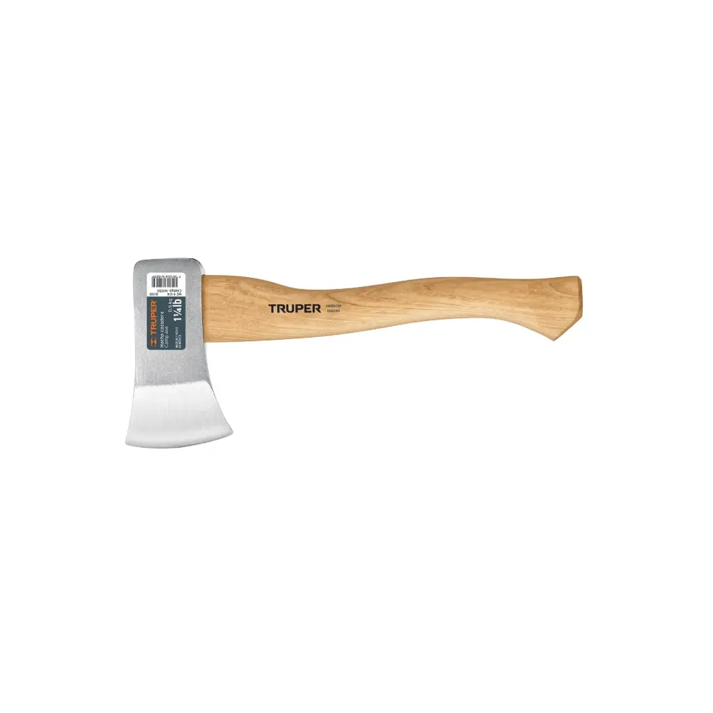 Hacha cazadora 1-1/4 lb mango hickory 14" | Truper